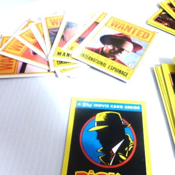 Series 1 - 1990 Walt Disney DICK TRACY Poster & Tin Movie Trading CARDS - Picture 4 of 15